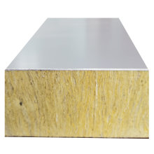 Aluminium Aluminum Rockwool Rock Wool Sanwich Panel